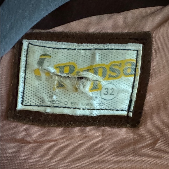 VINTAGE Brown Suede Fringe Jacket - Picture 2 of 3